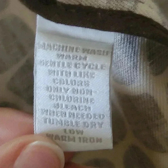 Charter Club Giraffe Print Linen-Blend Safari Jacket Top - Picture 7 of 7